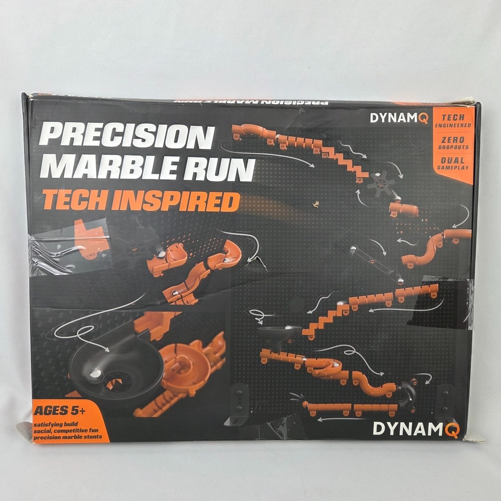 Precision Marble Run - 125 Piece STEM Building Set - Educational Learning Sci...